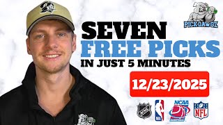 NBA Picks & Predictions For Today Tuesday 12/23/25 | 7 Picks in 5 Minutes