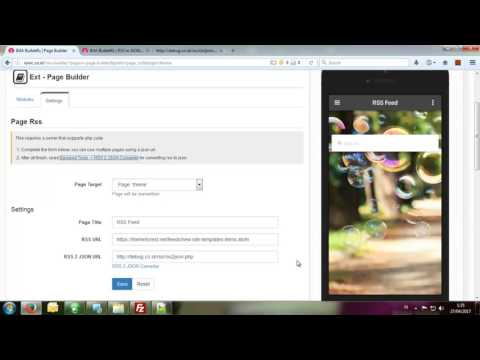 [DIY] How to using page builder RSS Feed
