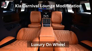 Kia Carnival Car Interior Modification into Premium Business Lounge - Autotrade Design