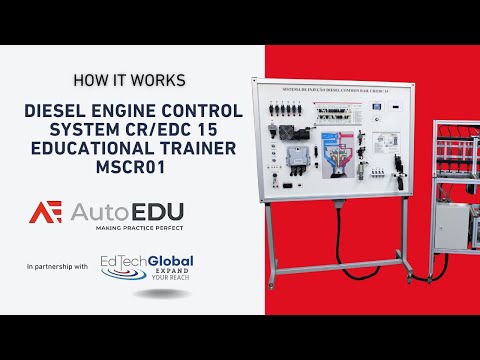 AE - Diesel engine control system CR/EDC 15 Educational Trainer MSCR01 | How It Works