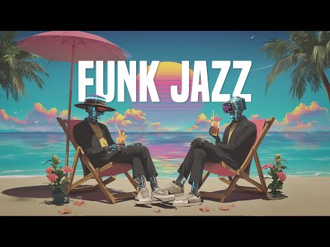 Cyber Funk Jazz Sunset – Chillout Beach Groove với Robo Vibes