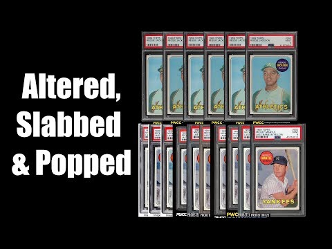 Altered, Slabbed & Popped:  Are Trimmed Cards Behind the Rapid Rise in Pop Counts?