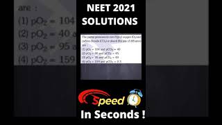 NEET 2021 Biology Solutions #shorts #answerkey #NEET#NEETSolutions#shorts