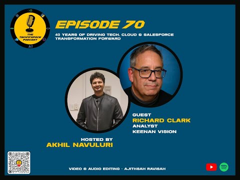 The Tech’o’Space Podcast Ep 70 - 40 Years of Driving Tech, Cloud & Salesforce Transformation Forward