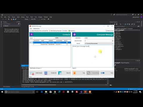 Bulk Messaging Windows App C#