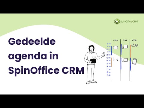 Gedeelde Agenda in SpinOffice CRM