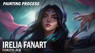 Irelia - League of Legends Fanart Video Process