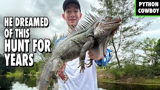 We Took a First-Timer Iguana Hunting — Dude Went OFF