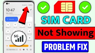 Sim not showing 2024 | Sim card Not Showing | No Service Problem | Airtel Network Blank Problem