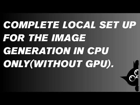 Python Complete Setup for Local AI Image Generation on CPU | FastAPI Stable Diffusion | Part-3