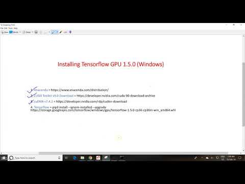 Installing Tensorflow GPU on Windows
