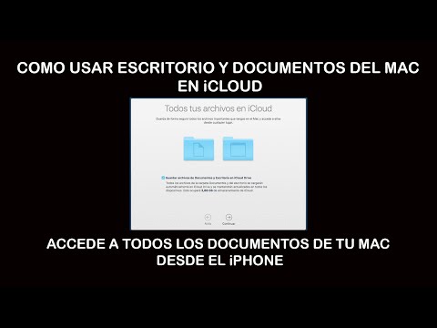 iCloud Drive Mac. Escritorio y Documentos en la nube de Apple.
