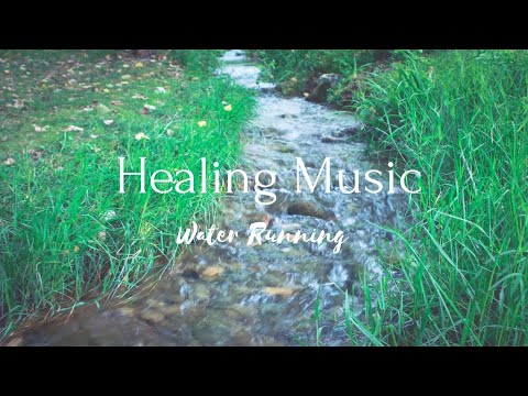 Relaxing Music [自然の音と音楽] |  Running water [เสียงน้ำไหล] for sleep and Healing