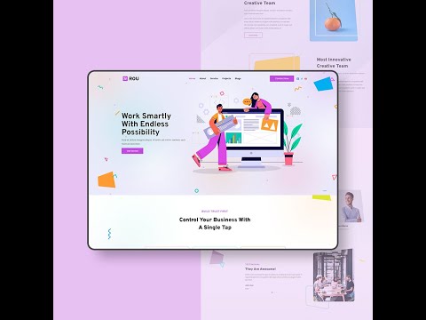 PSD to Elementor Pro Landing Page