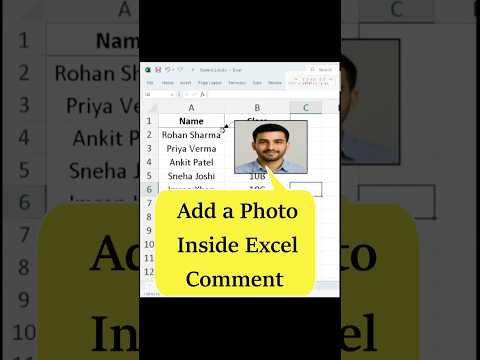 Easy Way to Add Picture in Excel Notes #excel #exceltips #computertips #windows #exceltricks
