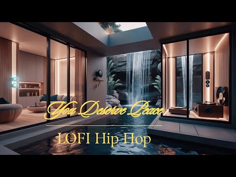 Relaxing Waterfall LOFI  You Deserve Peace