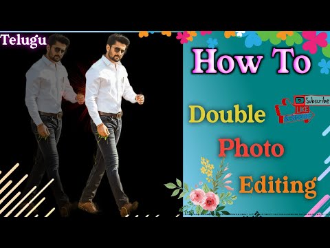 how to double Photo editing Telugu||PicsArt Telugu||@PETGFXEDITOR
