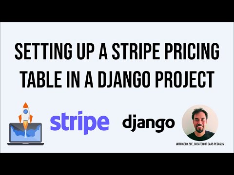 Setting up a Stripe Pricing Table in a Django project with SaaS Pegasus
