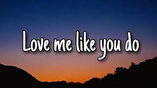 Elle Goulding- Love me like you do ( 200% volume ) lyrics
