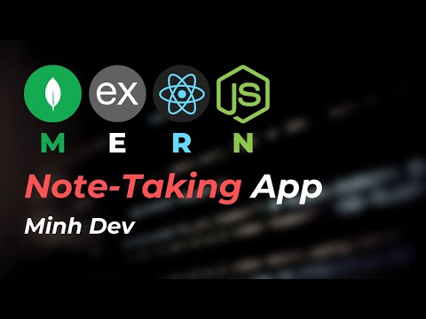 Note Taking - MERN Stack App