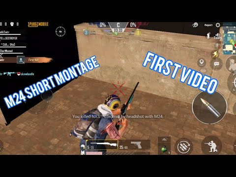 First Video|Pubgm| TDM MONTAGE M24 | Back Time