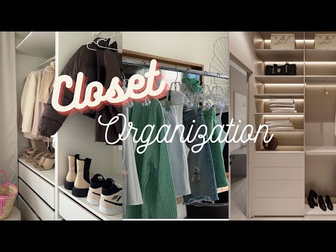 Building and organizing my new closet