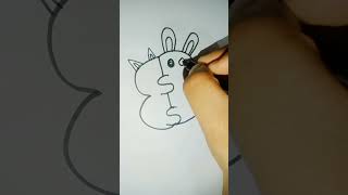 # Easy drawing in easy way # shorts #learningwithfun