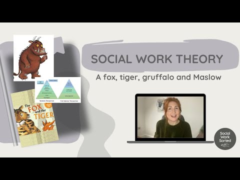 The Fox & the tiger, the gruffalo and Maslow. Why didn't we learn this as social workers?