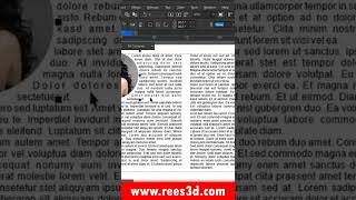 How to wrap text around Images in CorelDRAW #shorts #rees3d #graphicdesign #coreldraw