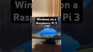 Actually running Windows on a Raspberry Pi (a bad one) #tech #techtok #pc #windows #yaptech