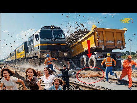 Most Unbelievable Train Crashes Compilation Moments Caught on Camera - Best Of Month