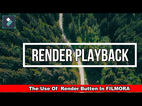 The Use Of Render butten In filmora X | Render Timeline | Wondershare Filmora X | Creative Tutorials