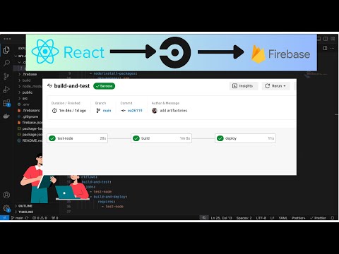 build and deploy react app | persist firebase to workspace | deploy to firebase
