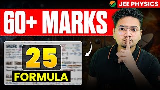 🔥TOP 25 Most Repeated Formula to Score 60+ Marks | JEE Mains 2026 | JEE Physics