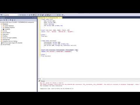 5: Primary and foreign keys