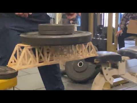 Popsicle bridge project (200 sticks)