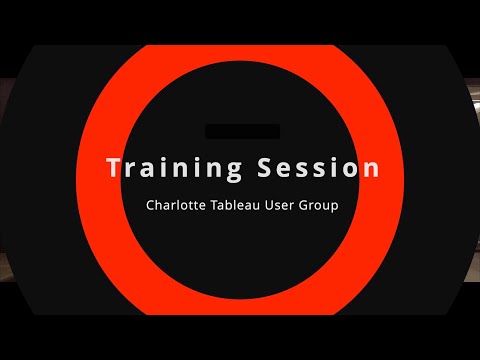 CTUG: Live Dashboard Building Exercise