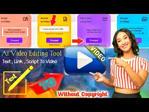 How To Create Video In 5 Munite Using Ai Tools / The Easy Way To Create Videos From , Link Or Script