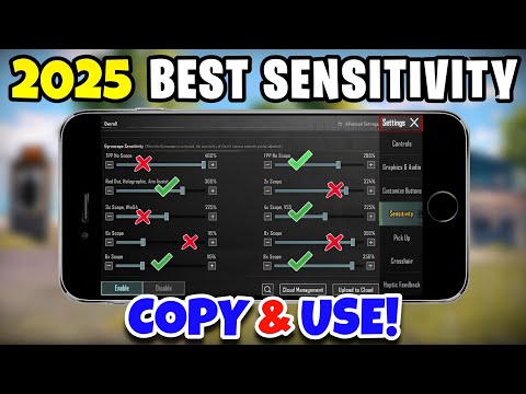 Battleground mobile India Scope Settings 2x 3x 4x 6x 8x 2024✓ BGMI Scope Sensitivity Setting 2025√