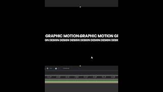 Motion Graphics in Adobe After effects