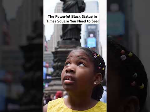 The Powerful Black Statue in Times Square You Need to See! #newyork #shorts