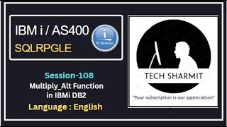 Multiply_Alt function in db2 sql | SQLRPGLE | ibmi training | sqlrpgle as400 | ibm db2 function