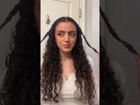 Day 4 | 12 Days of Curly Hairstyles ☺️🤍 #curlyhair #curlyhairstyles #hairstyletutorial #hairstyle