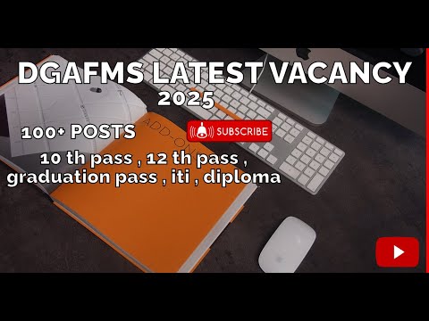 DGAFMS latest vacancy 2025