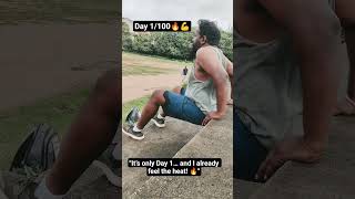 Day 1 / 100 🔥💪  Journey#100DayChallenge #Day1Challenge #Motivation #ViralChallenge #JourneyTo100
