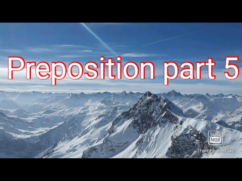 Preposition part 5 // Against, below, above, behind, of, off