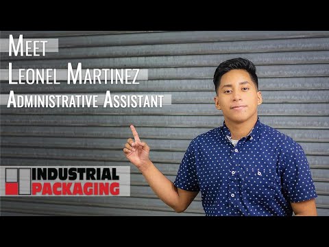 Meet Leonel Martinez, Administrative Assistant at Industrial Packaging!