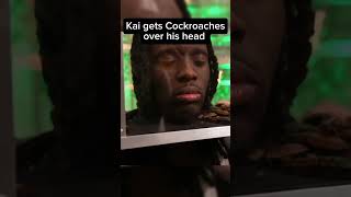 Kai gets cockroaches pored over his head #funny #amp #ampclips #kaicenatstream