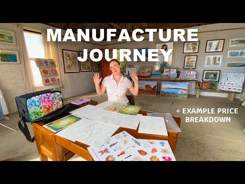 Starting my manufacture journey: creating my colouring book & sticker sheets + price breakdown