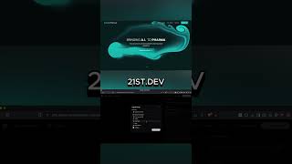 Tools I used to vibe code this. V0 - 21st.dev - spline #shorts